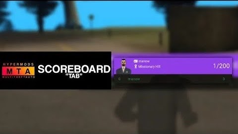 SCOREBOARD "TAB" PARA SERVIDOR RP (DOWNLOAD FREE) | HYPEMODS MTA...