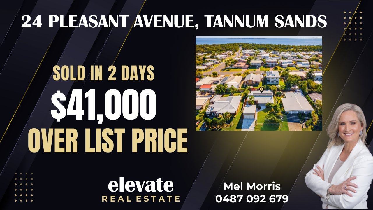 SOLD | 24 Pleasant Ave, Tannum Sands – $41,000 Over List Price - Mel Morris