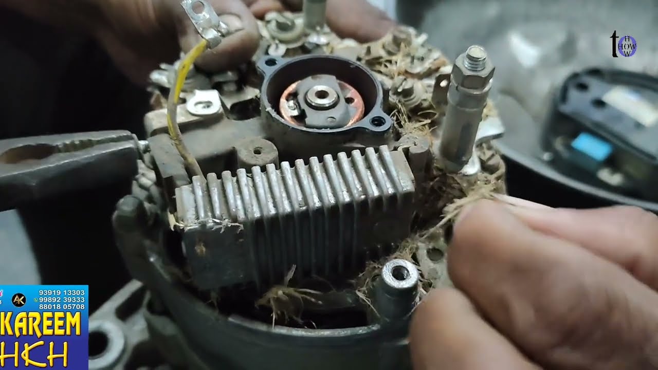 how to repair charging dynamo tvs