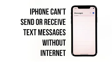 Can you text on iPhone without data?