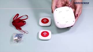 Koochuwah On-site Panic alarm system for elderly home care pregnant etc --KOE 2000
