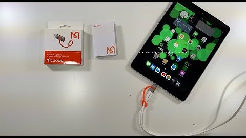 Mcdodo USB C to Lightning Adapter Demo
