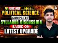 UGC NET Political Science Syllabus 2026 | UGC NET Political Science Complete Syllabus Discussion