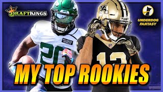 MY TOP 5 ROOKIES FOR BEST BALL 2022 FANTASY FOOTBALL DRAFT