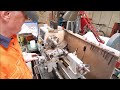 Machining home cast aluminium on a well used chinese lathe