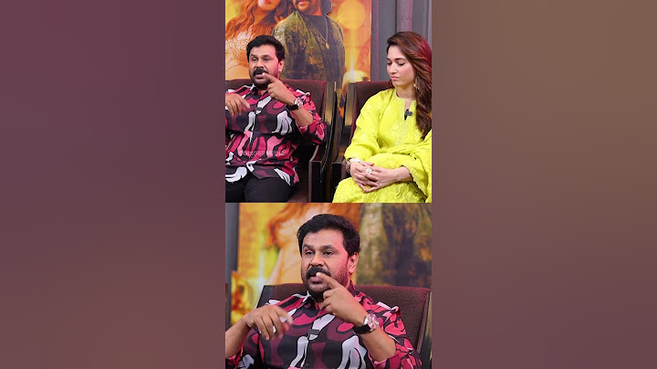 DILEEP & TAMANNA BHATIA | TAMANNA's MALAYALAM | BANDRA | GINGER MEDIA #shorts