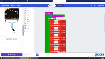 การทำMusic(เพลงสั้น)เพลงหนูมาลี จากโปรแกรมMakecode Microbit
