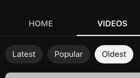 sort by oldest is back