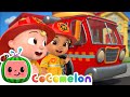 Wheels on the fire truck song  cocomelon nursery rhymes  kids songs