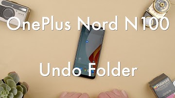 How to Undo a Folder on a OnePlus Nord N100 Phone || OnePlus Nord N100