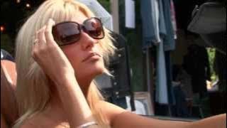 Beautiful Nude Blonde Woman gets out of Ferrari to shop in San Juan Capistrano