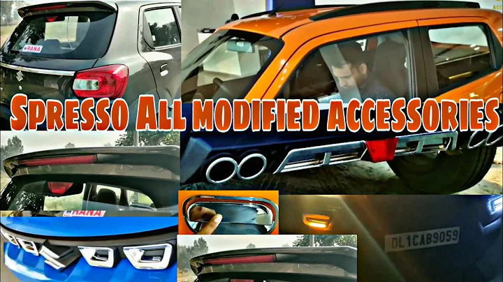 Spresso modified accessories || Car accessories || Full installation video's of all açcessories