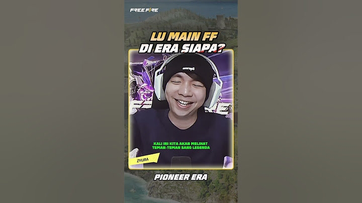 Ada yang masih inget kapan pertama kali kalian main Free Fire? 🫵🥶