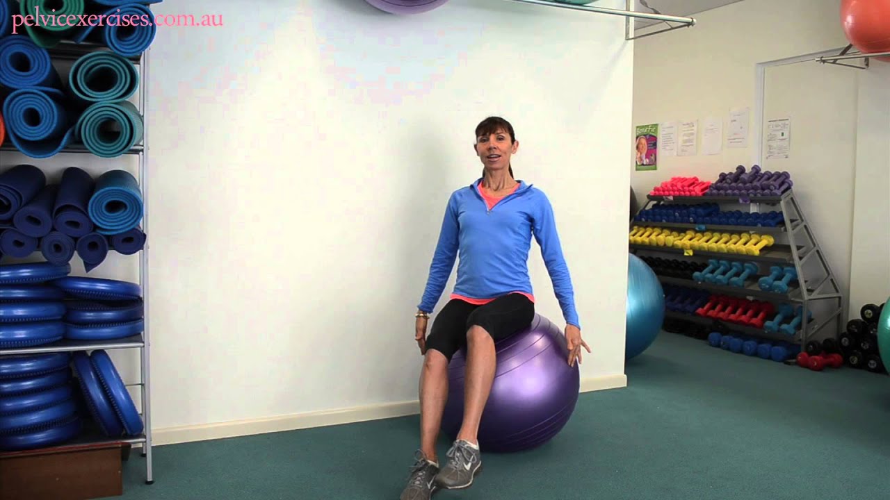 Core Exercises Abdominal Toning Ball Routine for Beginners - YouTube