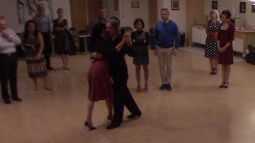 Argentine Tango intermediate class with Miranda: basic forward and backward ochos