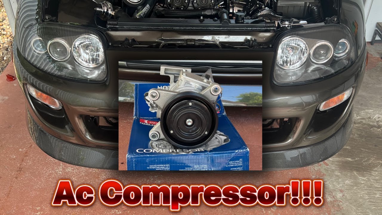 Replacing the Supra AC compressor - YouTube