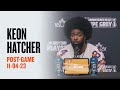 11-04-2023 Post Game Media | WR Keon Hatcher