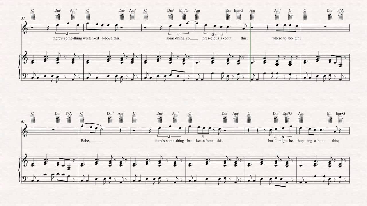 Ukulele From Eden Hozier Sheet Music, Chords, & Vocals YouTube