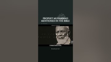 Prophet Muhammad ﷺ mentioned in Bible // by Ahmed Deedat