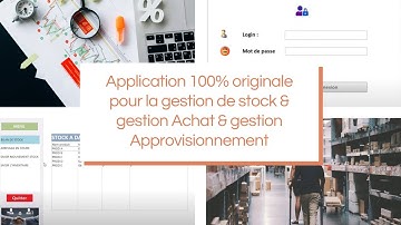 Gestion de stock application