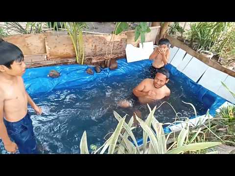 fishpond sa gilid ng bahay naging resort