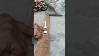 How to measure the side of a wooden beam #tips #shortvideo