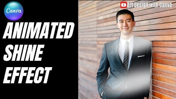 Animated Shine Light Sweep Effect in Canva Tutorial