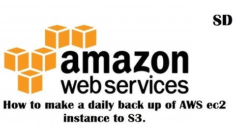 Backup an Amazon Web Services AWS EC2 instance to S3