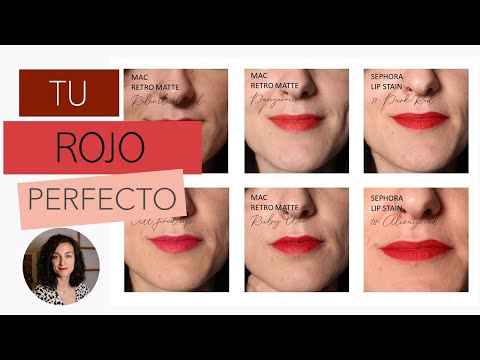 Video: 3 formas de elegir entre color de labios mate y brillante