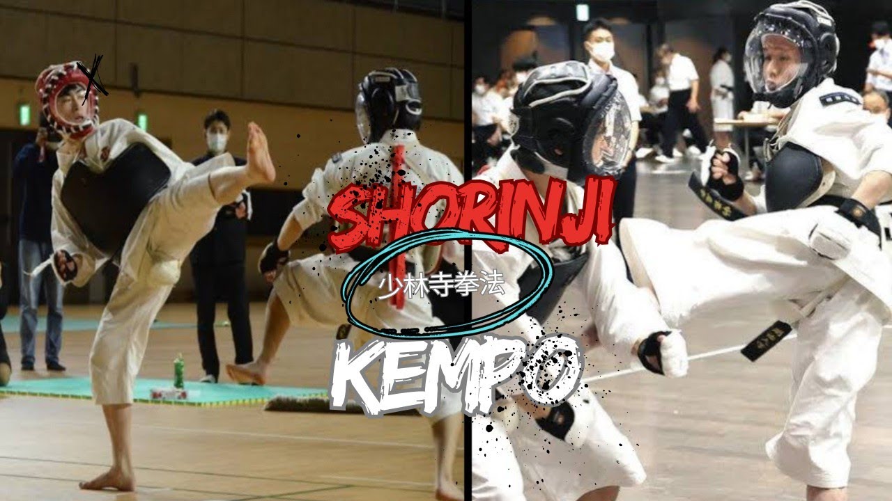 Shorinji kempo techniques real fight. Applied exercises randori, sparring in martial arts.