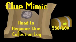 OSRS - Clue Mimic Loot From 50 Beginner Clue Scroll Caskets [550/600] Explore Emote! Wealth
