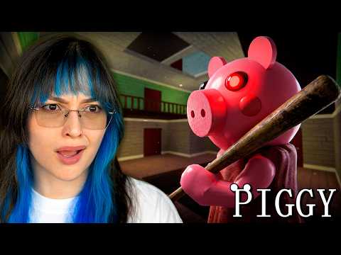 WE ESCAPED THE INFECTED PIG LURKING IN THE HOUSE!! | PIGGY - ROBLOX