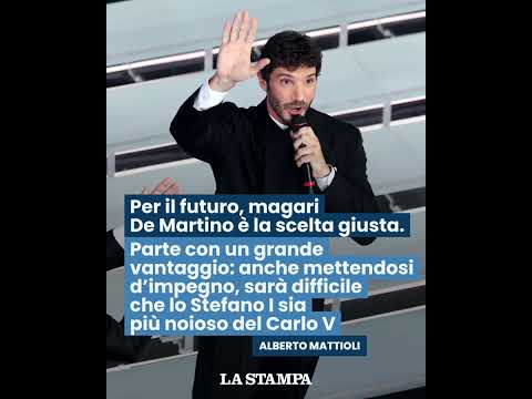CONTI passa il testimone a DE MARTINO per SANREMO 2026
