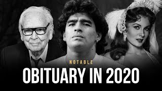 Obituary in 2020: Famous Faces We Lost in 2020