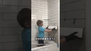 息子の才能を発見したパパ