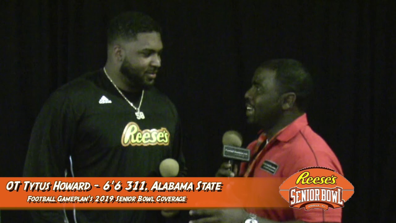 2019 Senior Bowl Prospect Interview Tytus Howard Alabama State