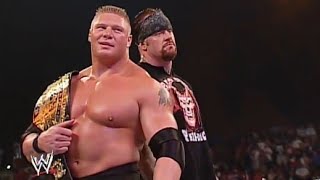 Brock Lesnar & The Undertaker vs Big Show & The F.B.I. 3-on-2 Handicap Match 5/29/2003
