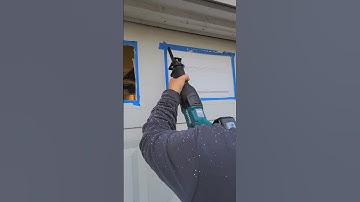 DIY installing windows to a Garage Door #shorts #garagedoor #ventanagarage #diy#garagewindow