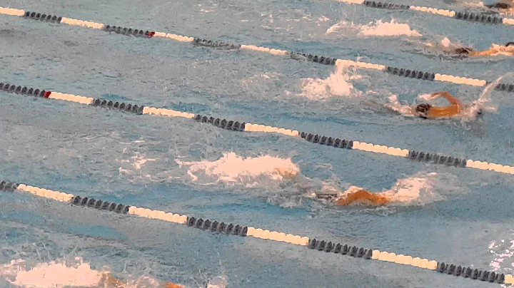 Andrews 50 free win