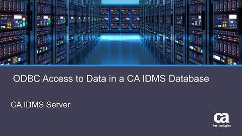 ODBC Access to Data in a CA IDMS Database
