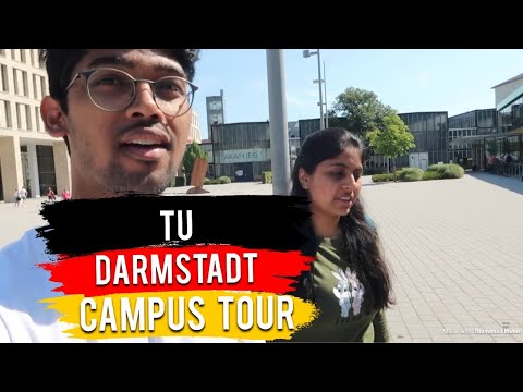 TU Darmstadt Campus tour by Nikhilesh Dhure (TU 9 University)