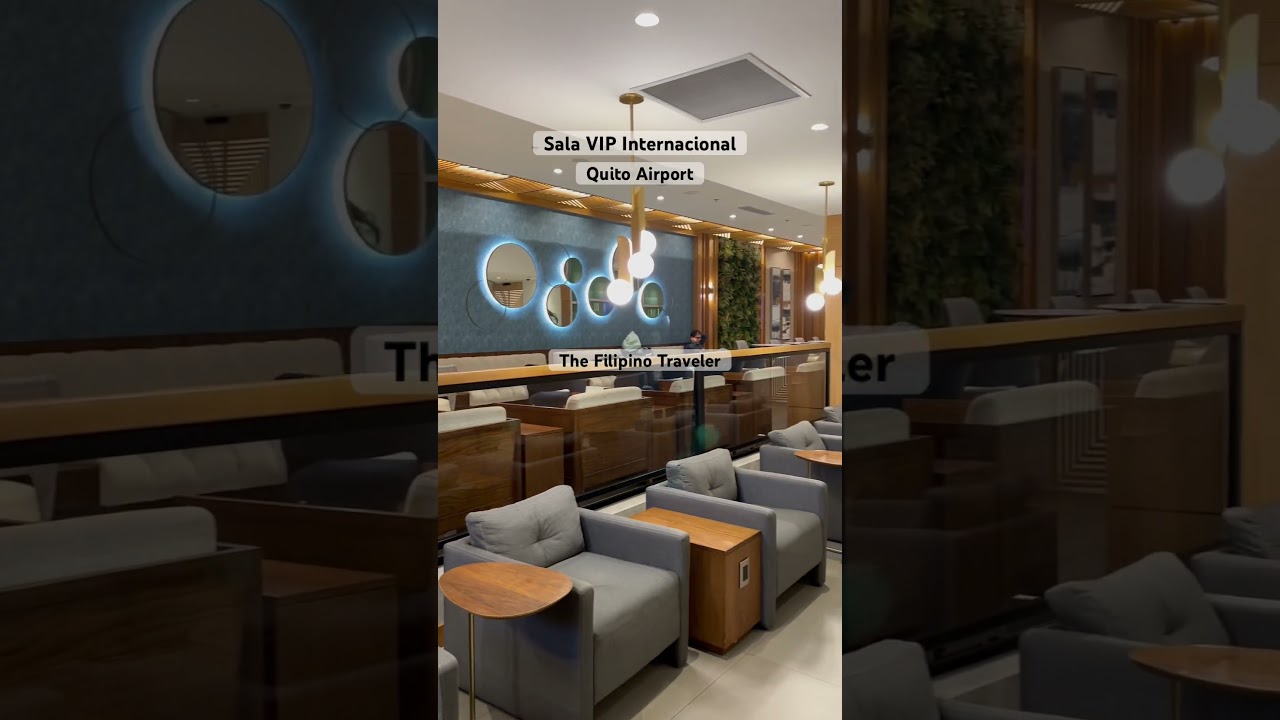 This lounge in Quito Airport is gorgeous! #shorts