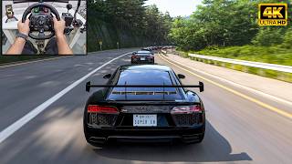 Audi R8 V10 Plus VS Supercars - Forza Horizon 6 | Logitech G923 Steering Wheel screenshot 3