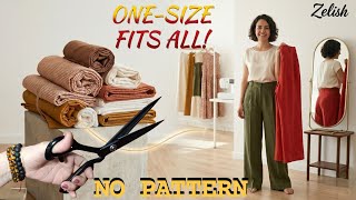 7 Genius Ways to Transform Fabric into Dresses & Pants! ♻️ No Pattern