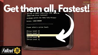 Fallout 76 Fastest way to farm Nuka-cade points! Get all prize in half an hour!