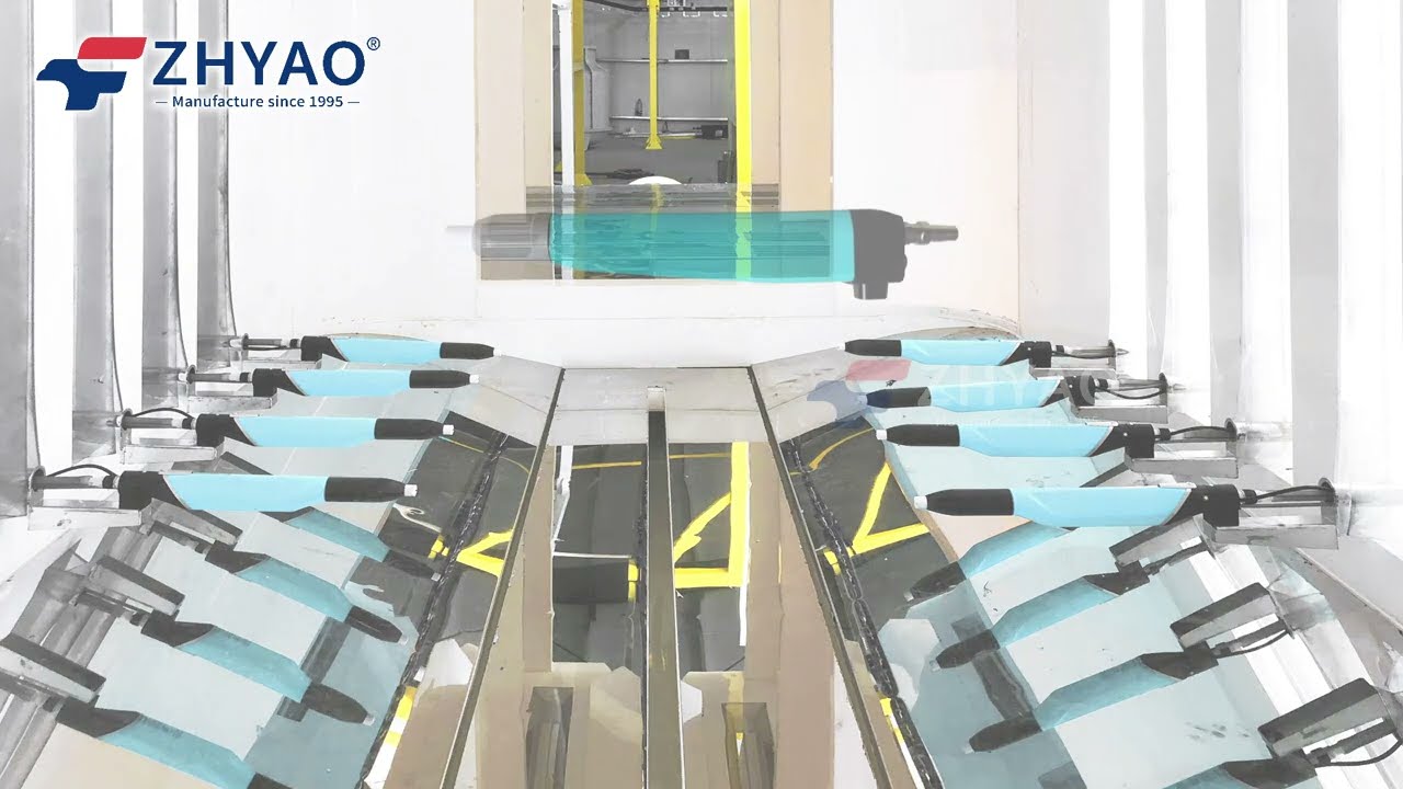 Automatic Powder Coating Booth and Automatic Powder Coating Gun 