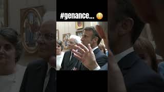 Emmanuel Macron face à son portrait… 😳 #shorts