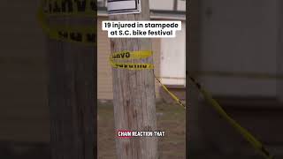 19 injured in stampede at South Carolina bike festival