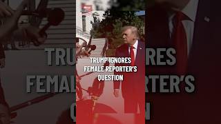 Trump IGNORES female reporter