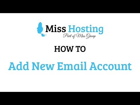 Miss Hosting - How to add Email accounts and access your Webmail